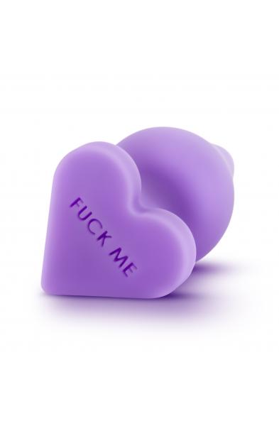 Naughtier Candy Hearts - Fuck Me - Purple