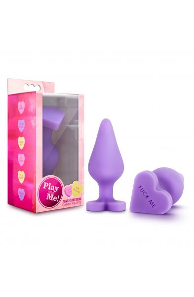 Naughtier Candy Hearts - Fuck Me - Purple