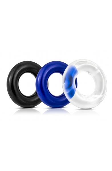 Donut Rings - Assorted Colors - 50 Pieces Display