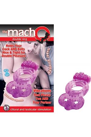 The Macho Double Ring Purple