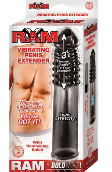 Ram Vibrating Penis Extender - Smoke