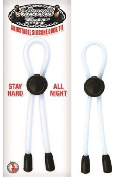 Mack Tuff Adjustable Silicone Cock Tie-Clear