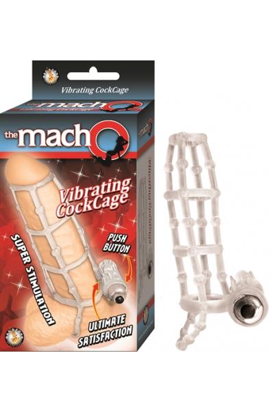 The Macho Vibrating Cockring - Clear