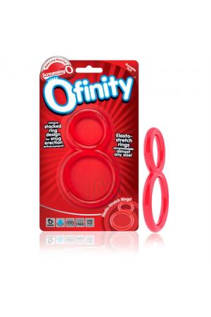 Ofinity Double Ring - Red