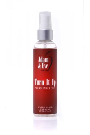 Adam and Eve Turn It Up Warming Lubricant 4 Oz