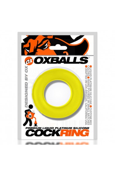 Cock T Comfort Cockring by Atomic Jock - Acid Yellow