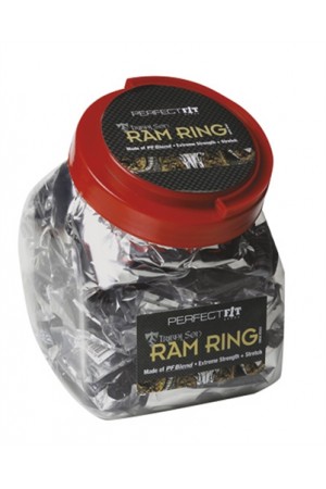 Ram Ring - 50 Count Fishbowl - Black