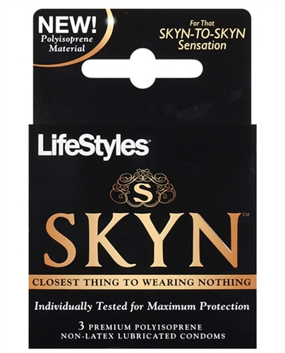 Image of Skyn Original - Non-Latex Lubricated Condoms - 3 Pack