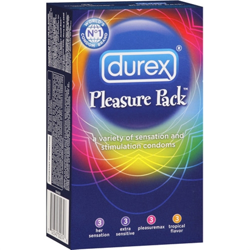 Image of Durex Pleasure Pack - 12 Assorted Condoms